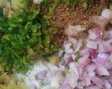 A picture of step 2 of Methi Aloo Paratha.