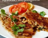 A picture of step 1 of Chicken cheese paratha:.
