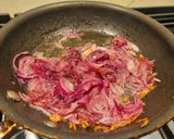 A picture of step 1 of Paneer Masala.
