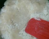 A picture of step 2 of Rose coconut laddu.