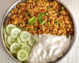 A picture of step 6 of Millets Pulav.