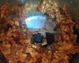 A picture of step 1 of Khajoor {dates} dry fruit roll without sugar.