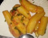 A picture of step 5 of Plain Matoke.