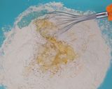 Foto del paso 1 de la receta: Hot cake con huevos revueltos