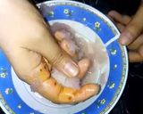 A picture of step 1 of Kofta Biryani.