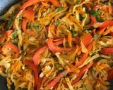 A picture of step 1 of Mix Veggie Besan Wrap { Morning Breakfast }.