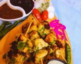 A picture of step 4 of Malai Boti.