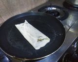 A picture of step 11 of Special Paneer Dosa with chutney.