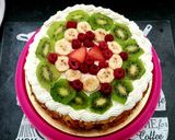 A picture of step 16 of Chantilly Mascarpone Fruit Cake 🥰.