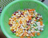 Hình bước làm 6 của món Trứng chiên thì là rau củ