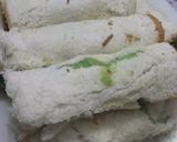 A picture of step 4 of Pin wheel Sandwich.