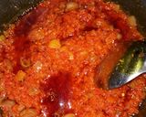 A picture of step 5 of Tuwon Shinkafa (Mashed Rice) and Groundnut Soup (Miyan Gyada).