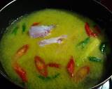 Pakcoy Kuah Kuning (asam segar dg kaldu kepala ikan) langkah memasak 2 foto