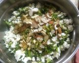 A picture of step 2 of Falahari stuffed Patties.