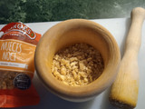 Ñoquis en salsa de cuatro quesos con nueces