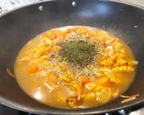 Foto del paso 4 de la receta: Fusilli cremoso con bacon y calabaza