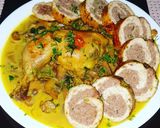صورة لخطوة 5 من وصفة رولي الدجاج واللحم🍗🥩