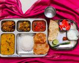A picture of step 10 of Homestyle vegetarian plate meals.