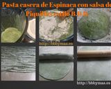 Foto del paso 10 de la receta Pasta casera de espinaca con salsa de piquillos
