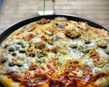 Foto del paso 13 de la receta: Homemade Pizza’s night: Pizza Barbacoa & Pizza 4 estaciones