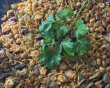 Foto del paso 15 de la receta: Fideuà de pulpo verduritas, garbanzos y hierbabuena, facilísima!