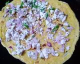 पनीर स्टफ्ड बेसन चीला(paneer stuffed besan chila recipe in Hindi) रेसिपी चरण 4 फोटो