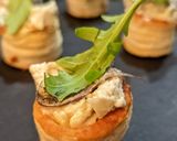 Foto del paso 2 de la receta: Volovanes con mousse de arenque y manzana