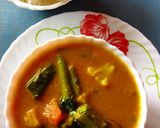 A picture of step 5 of Sindhi Kadhi.