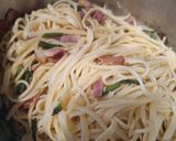 Foto del paso 3 de la receta: Spaghetti con espárrago triguero y bacon