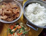 Foto langkah ke 6 dari resep Jumat berkah (Nasi Putih,Capcay Goreng,Chicken Strip).