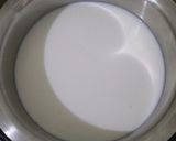 A picture of step 2 of Rice phirni.