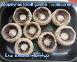Zabpelyhes töltött gomba, sütőben sütve recept fázis 2 fotója