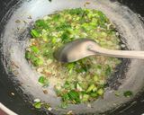 A picture of step 2 of Lehsooni Spinach { Palak } Khichadi { Winter Special }.