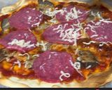 Foto del paso 3 de la receta: Pizza de setas y salami