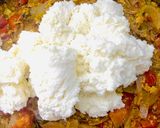 Foto del paso 4 de la receta: PASTA FROLA DE TOMATITOS CHERRY Y RICOTTA 🍅🧅🍅🍛🍽️🍻