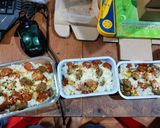 Foto langkah ke 3 dari resep Nasi gila panggang mozarella.