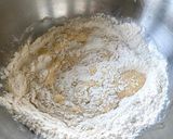 A picture of step 2 of Hmbasha - Ethiopian celebration bread.