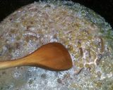 Foto del passaggio 3 della ricetta Risotto ai funghi, piselli e prosciutto cotto