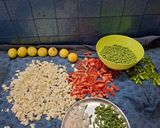 A picture of step 2 of Mix veg pickle.