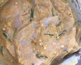 A picture of step 1 of Ginger rosemary chicken.