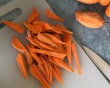 Ropogós édesburgonya recept fázis 1 fotója