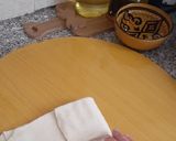 صورة لخطوة 3 من وصفة كسرة المورقة (المطوية) 😋