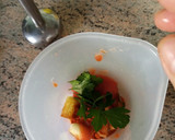 Foto del paso 3 de la receta: Garbanzos con espinacas, bacalao y extra de majado