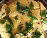 A picture of step 3 of Fluffy Dhokla.