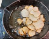 A picture of step 4 of Jerusalem artichoke pottage.