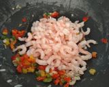 Une image de l'étape 2 de Nasi goreng udang, Riz frit au crevettes.