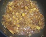 A picture of step 3 of Matar paneer.