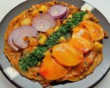 Une image de l'étape 4 de Omelette curcuma paprika fumé tomates..
