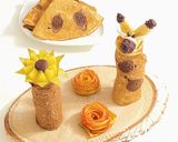 Une image de l'étape 3 de Crêpes léopard.
