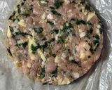 Foto del paso 5 de la receta: 🍔Hamburguesas de Cerdo, Espinaca y Queso🍔